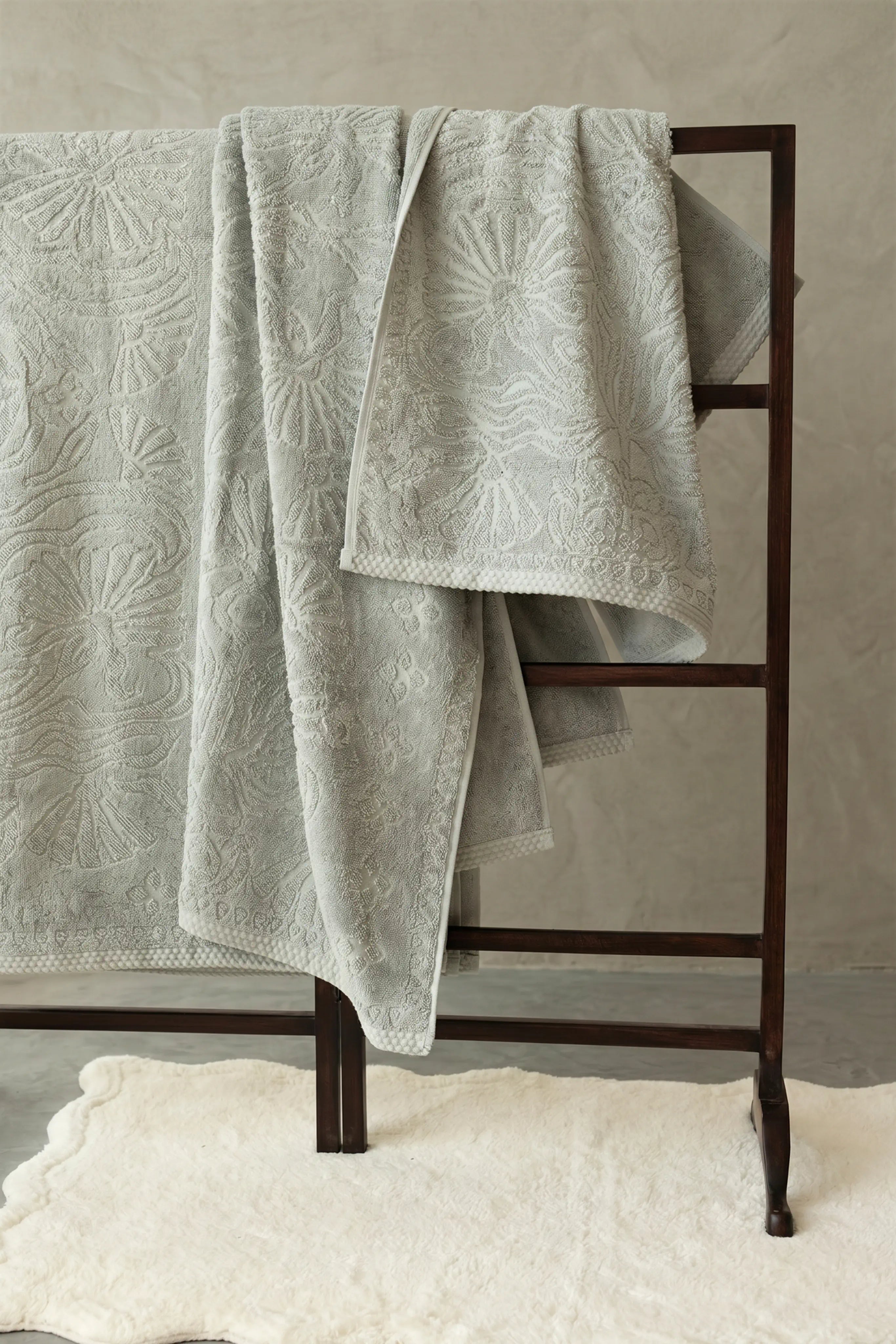 Liana 100% Cotton Towel Sea Mist 50x90 cm