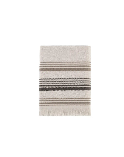 New Derin Bambu Yüz Havlusu 50x90 cm Vanilla Linen