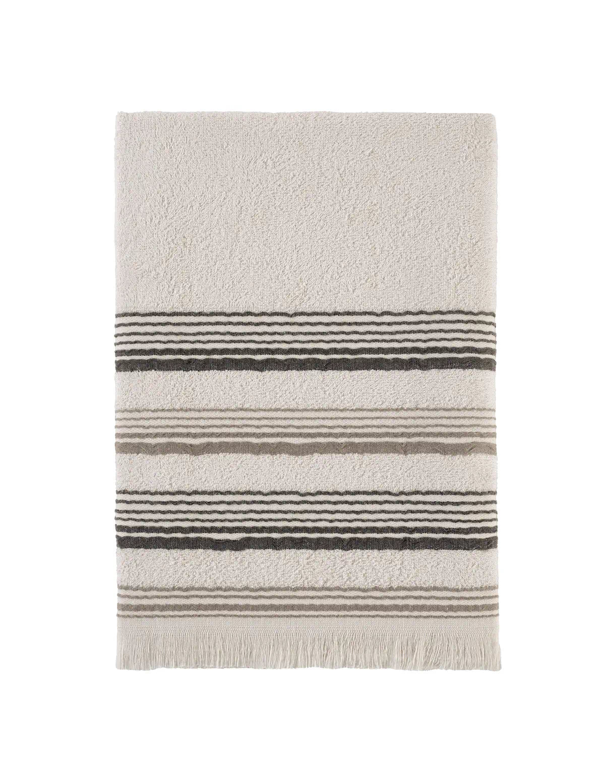 New Derin Bambu Banyo Havlusu 80x150 cm Vanilla Linen