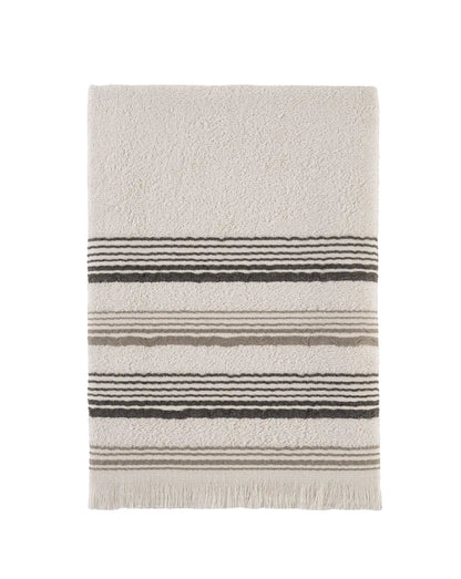 New Derin Bambu Banyo Havlusu 80x150 cm Vanilla Linen