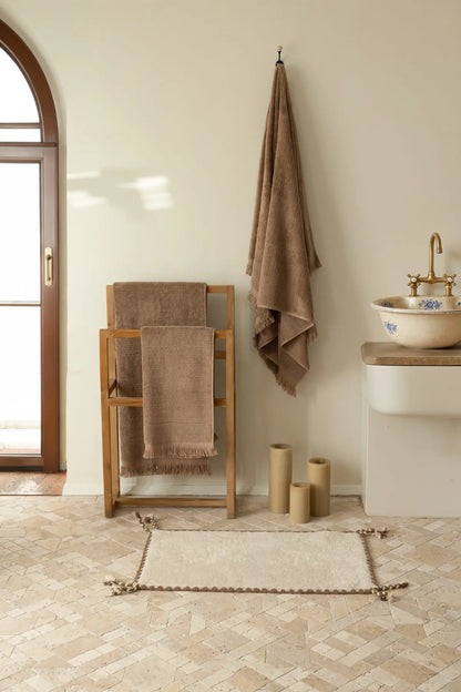Fiona %100 Pamuk Havlu 70x140 cm Earth Brown